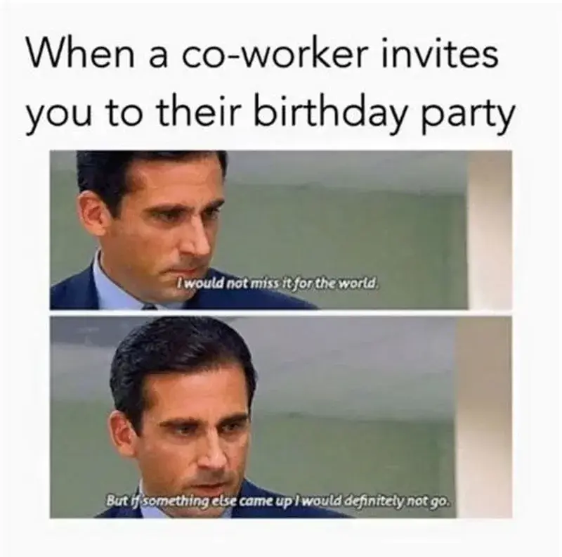 hilarious happy birthday coworker funny meme 